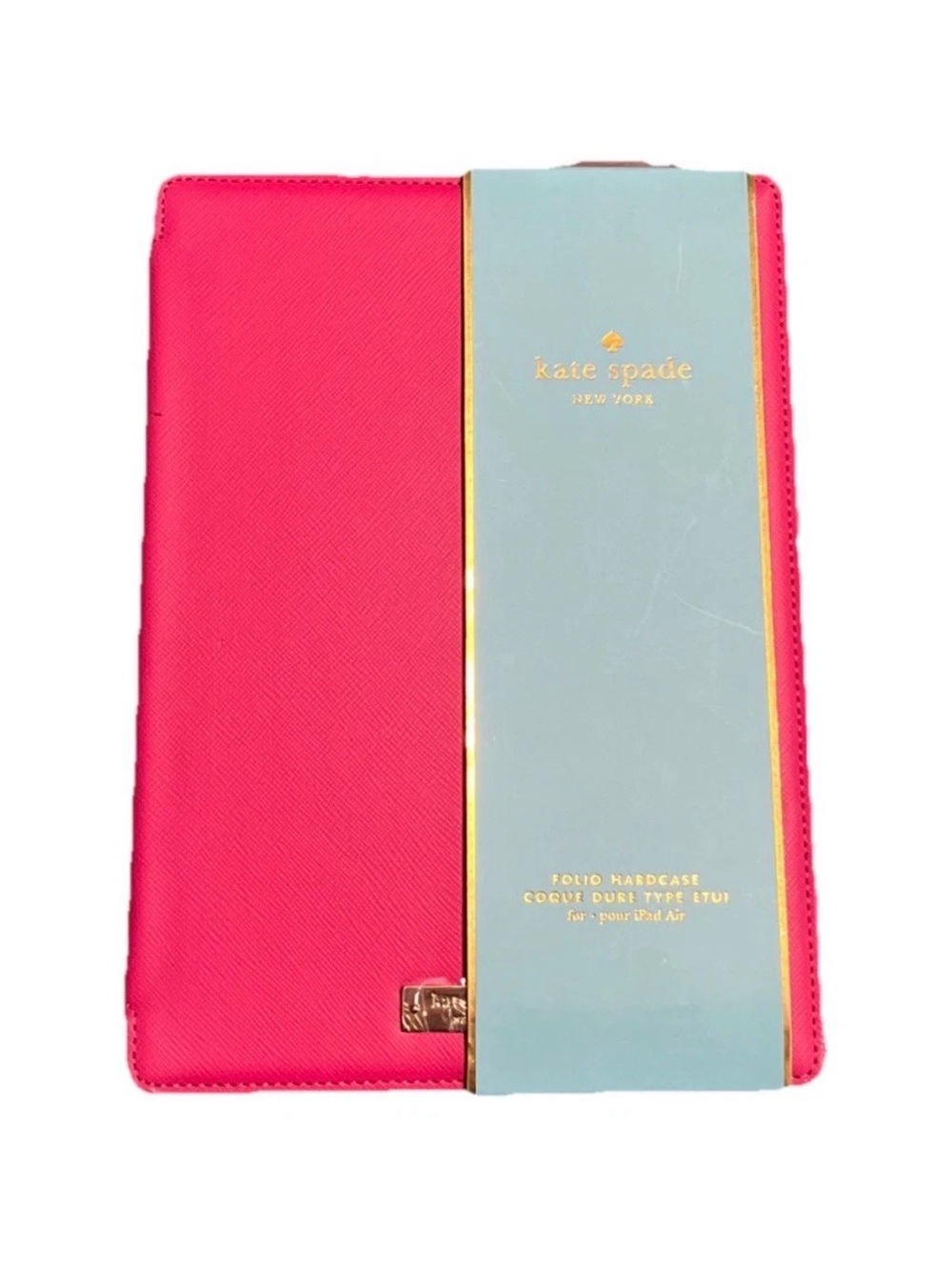 NWT Kate Spade Folio Hardcase For IPad Air Pink     (E49)